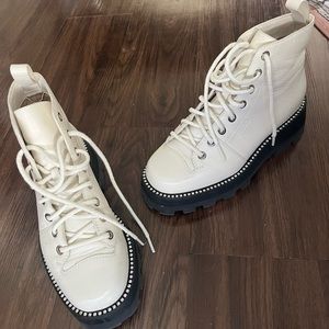 Jimmy Choo Colby Leather Platform Combat Boots